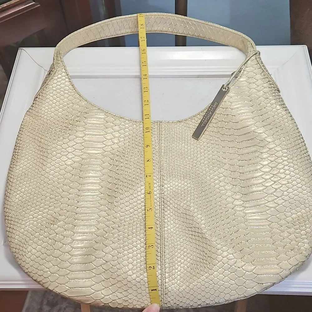 Devi Kroell for Target Metallic Gold Faux Snakeskin Hobo Women's Bag Purse